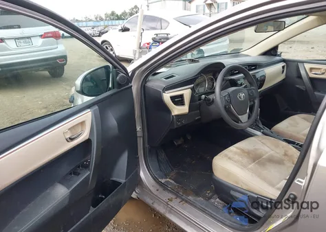 2016 Toyota Corolla Le из США, поврежденный, VIN 2T1BURHE6GC622846